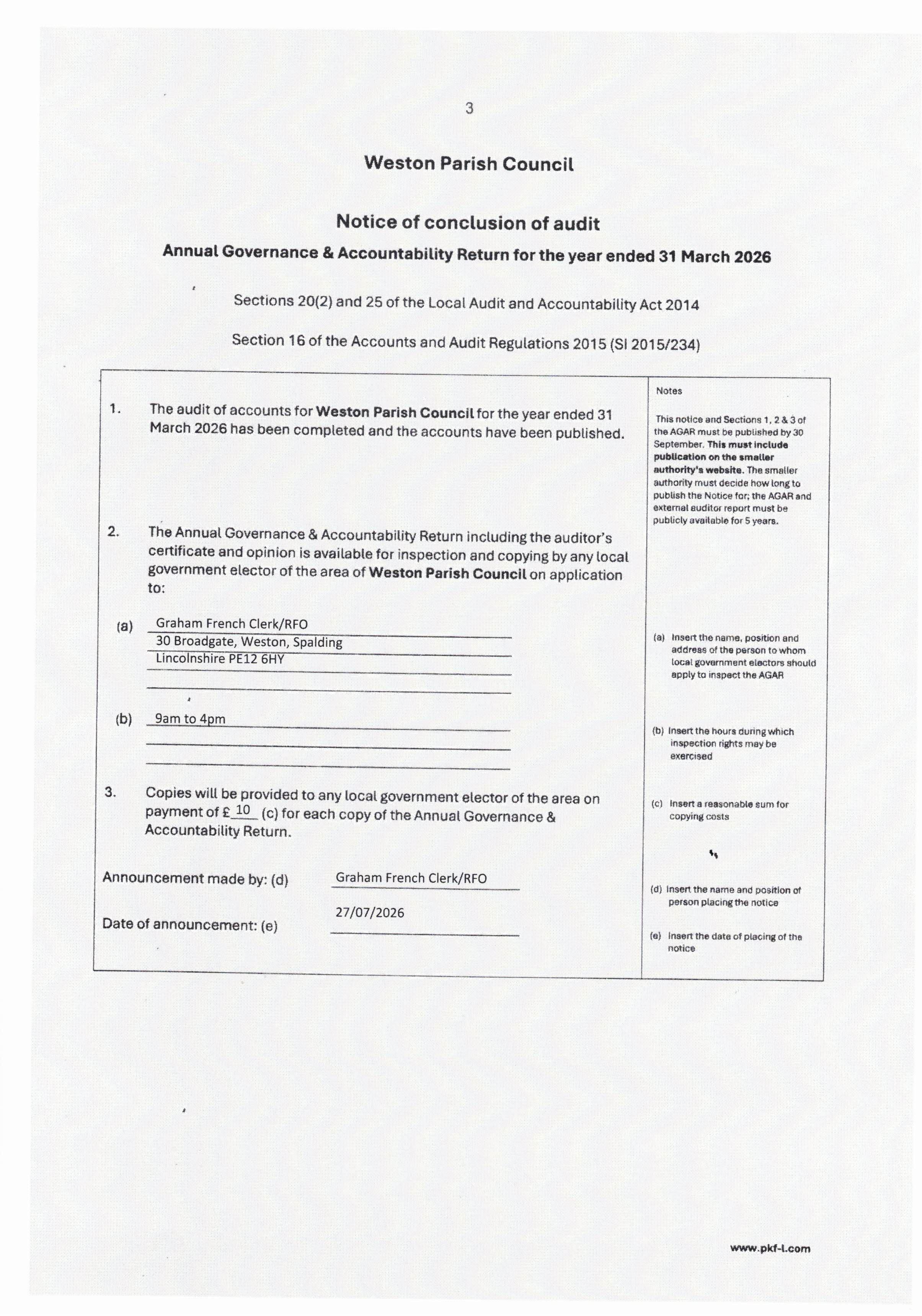 2026 Audit